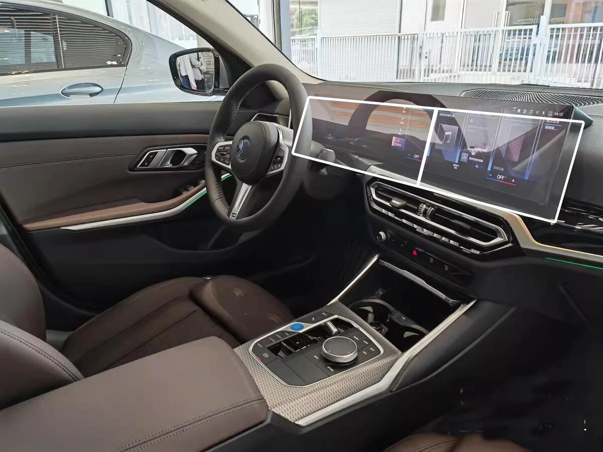 

Для BMW i3 i4 i5 i7 iX X5 X6 X7 XM iDrive 8 радио gps навигация закаленное стекло и защитная пленка для экрана приборной панели (2 шт.)