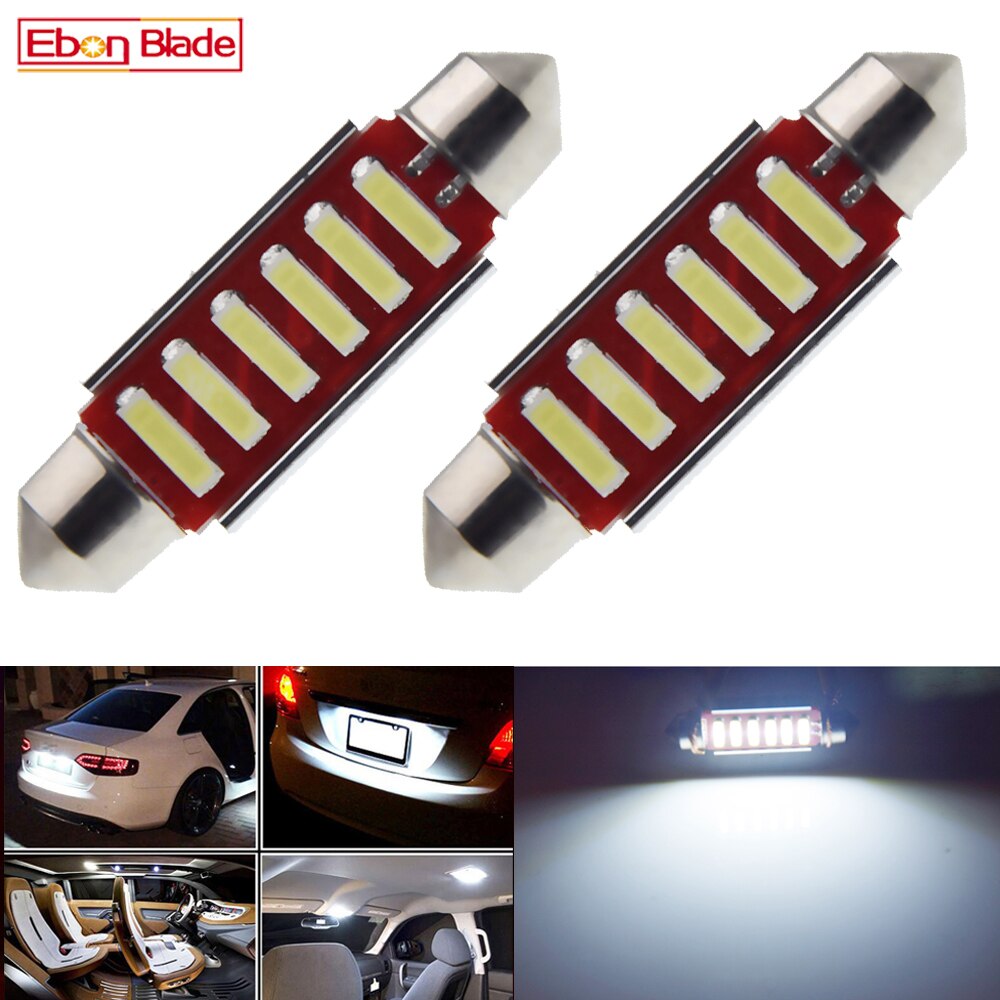 

2 х гирлянда 38 мм 39 мм светодиодный лампы C5W C10W супер яркий 7020 SMD Canbus Авто Интерьер купола Карта лицензионные Palte лампа стайлинга автомобилей светильник