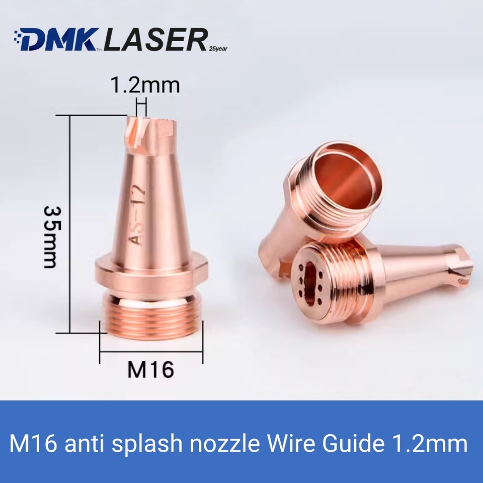 

DMK SUP CHAOQIANG WEIYE сопло для лазерной сварки Anti-Splash AS-12 Wire Feed BS-16 сопла для лазерной сварочной головки SUP20T SUP21T