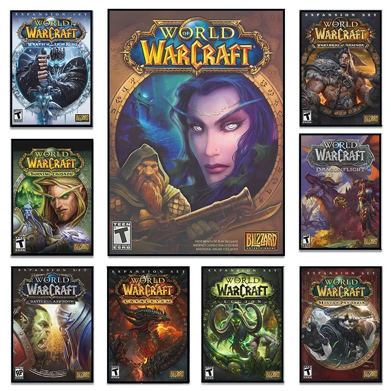 

Плакат World of Warcraft, классический стиль