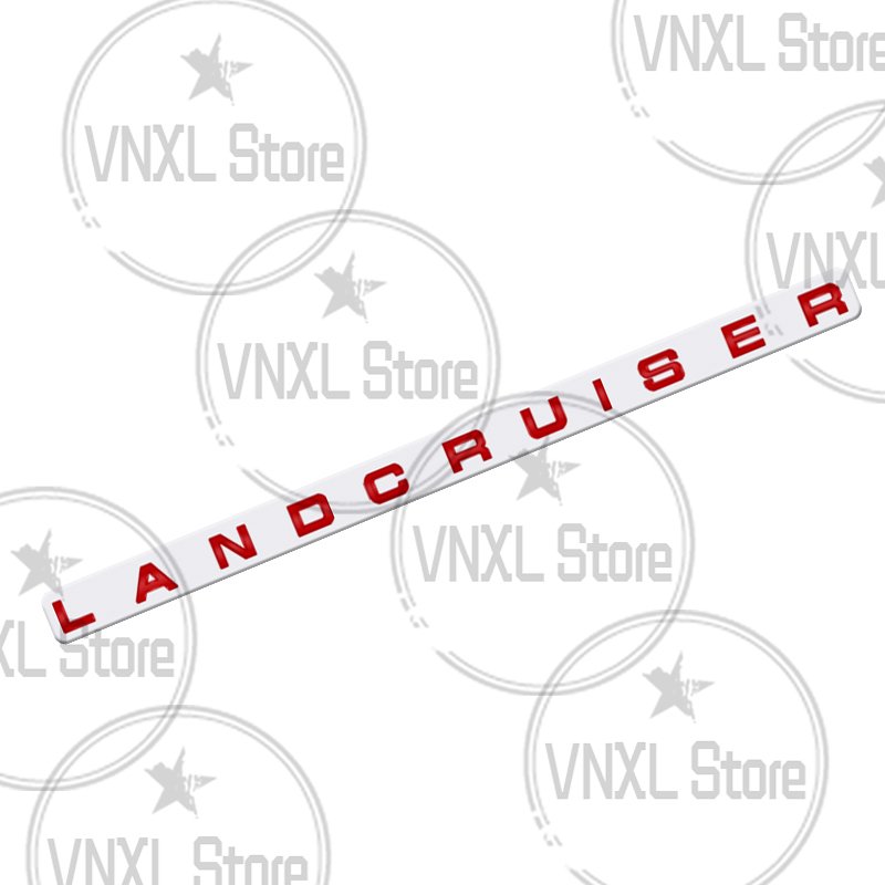 

Автомобильный Стайлинг для Land Cruiser, буквы, 3D металлические наклейки, 3 м, клейкая подложка, эмблема кузова автомобиля, надпись, аксессуары