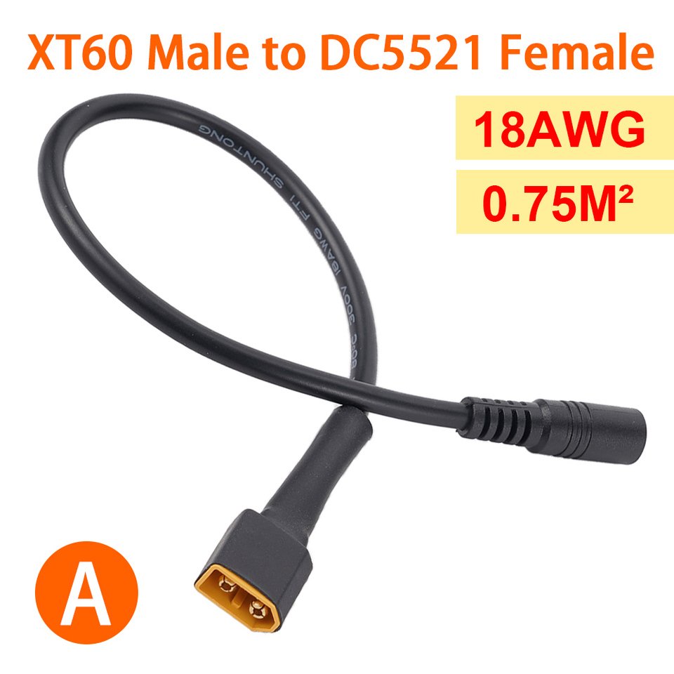 

Солнечная линия подключения XT60 штекер/гнездо разъем к DC5521 18AWG адаптер кабеля питания для автомобильного аккумулятора зарядный адаптер Кабели