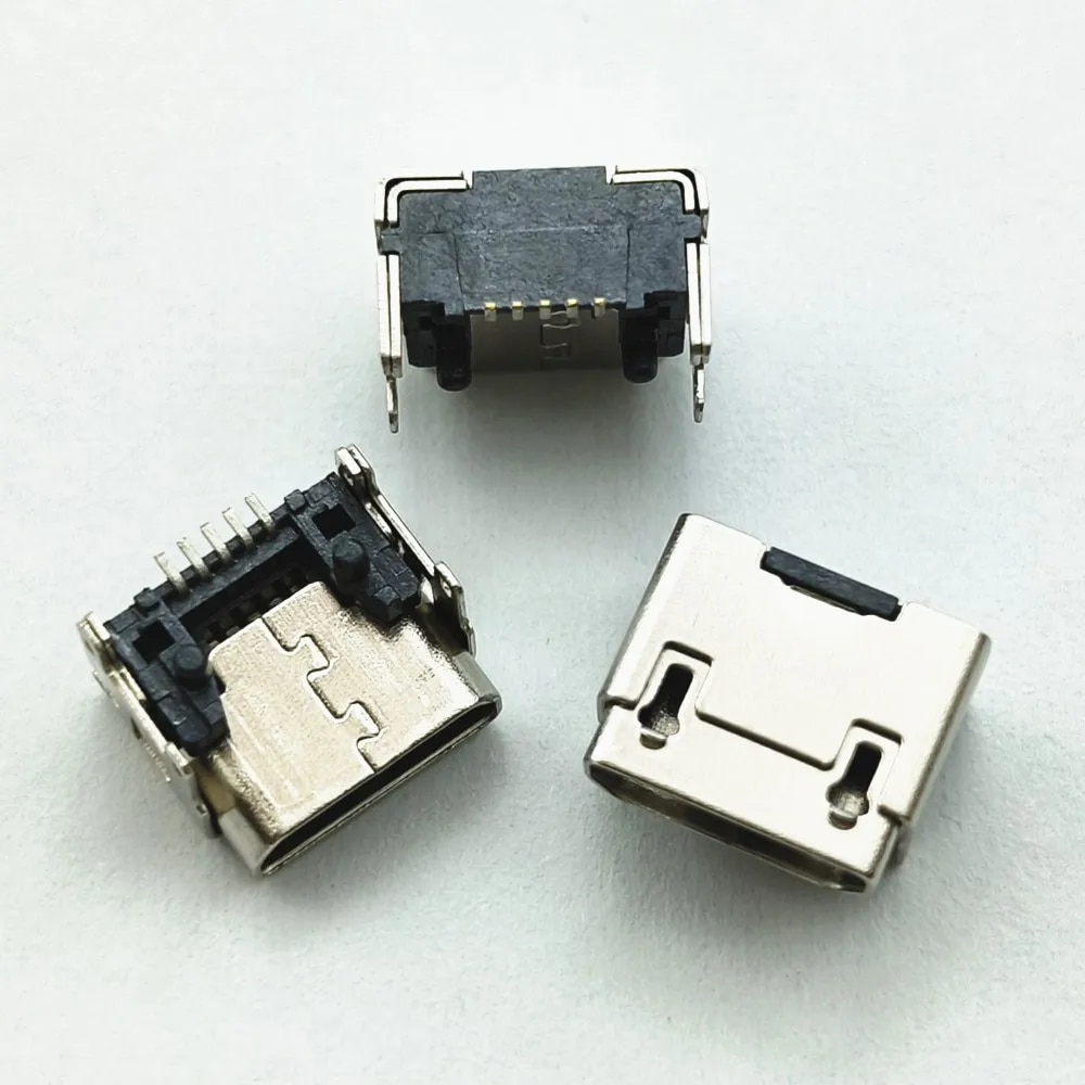 

2-100 шт., 5-контактный разъем Micro USB DIP4