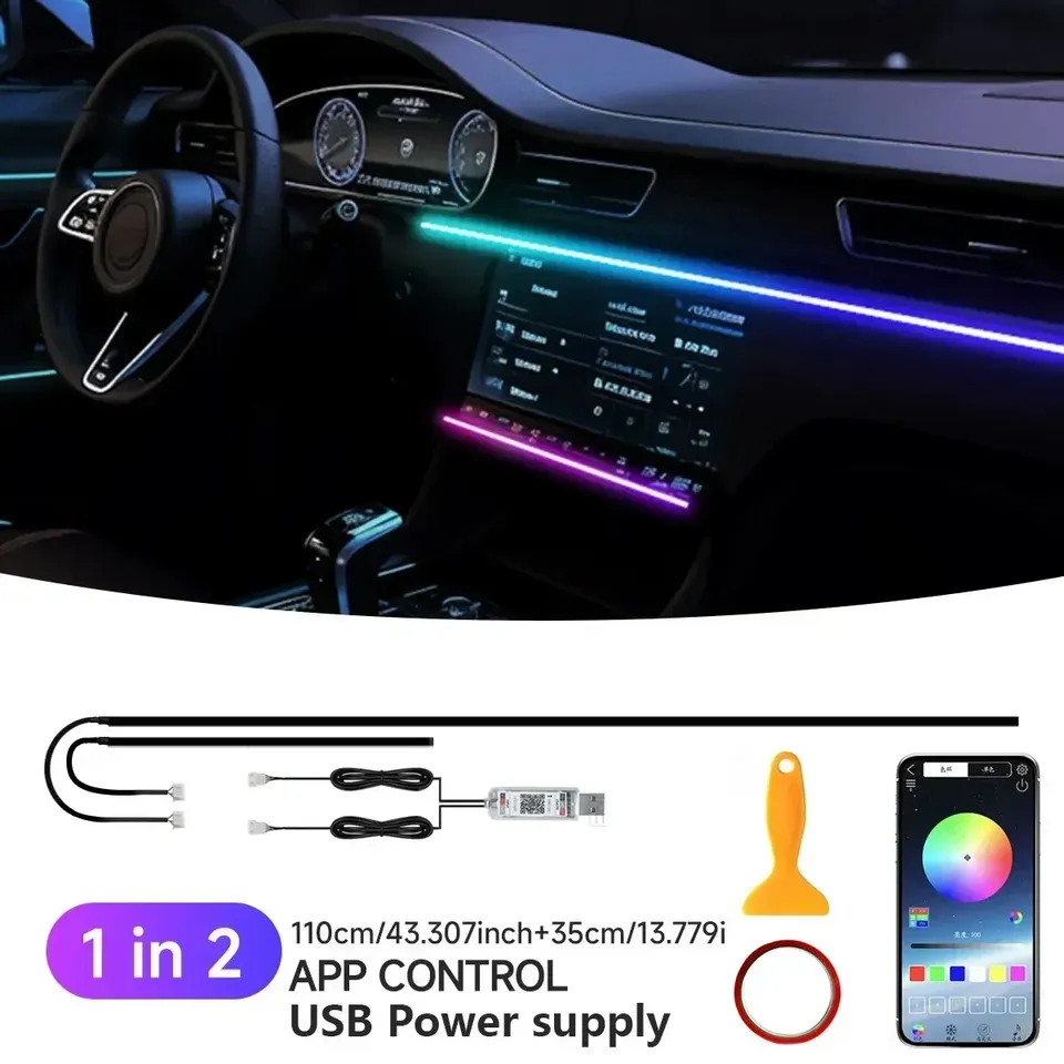 

RGB 22 в 1 Автомобильный внутренний Акриловый автомобильный окружающий свет для BMW E46 E90 E39 E60 E36 E30 E70 E91 E92 E93 автомобильные аксессуары