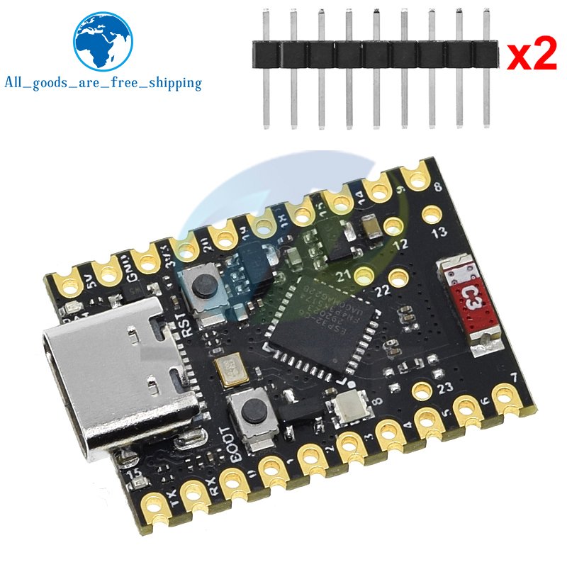

TZT ESP32-C6 SuperMini модуль микроконтроллер Программирование обучение контроллер основная плата