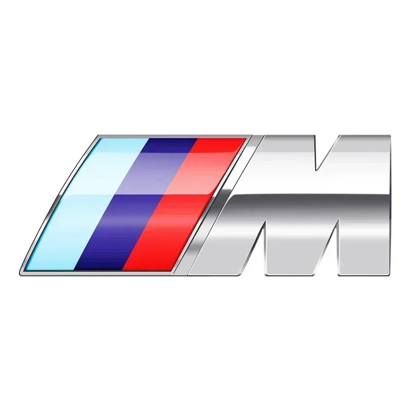 

38mm 45mm 55mm 73mm 89mm Logo 3D ABS Car Fender Side Emblem Sticker For BMW M M3 M5 F10 F30 F20 E28 E30 E34 E36 E39 E46 E91
