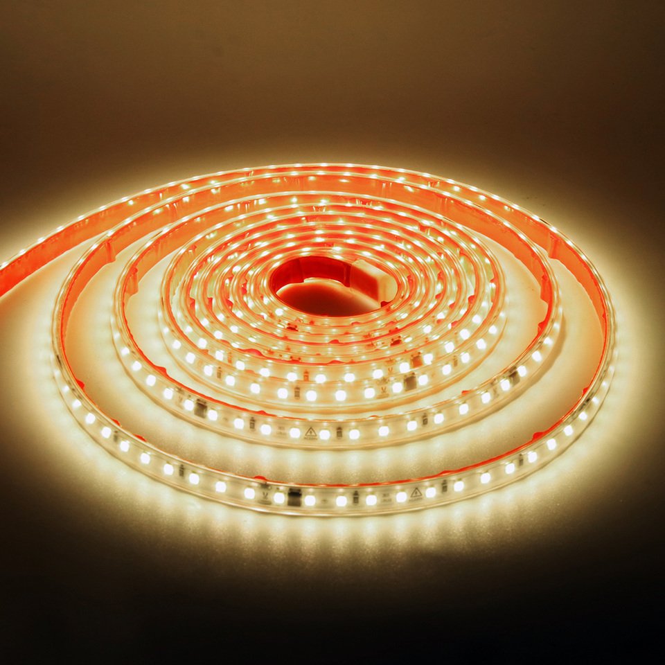 

КISUFU Светодиодная лента тёплый белый 120LEDs/m 220V