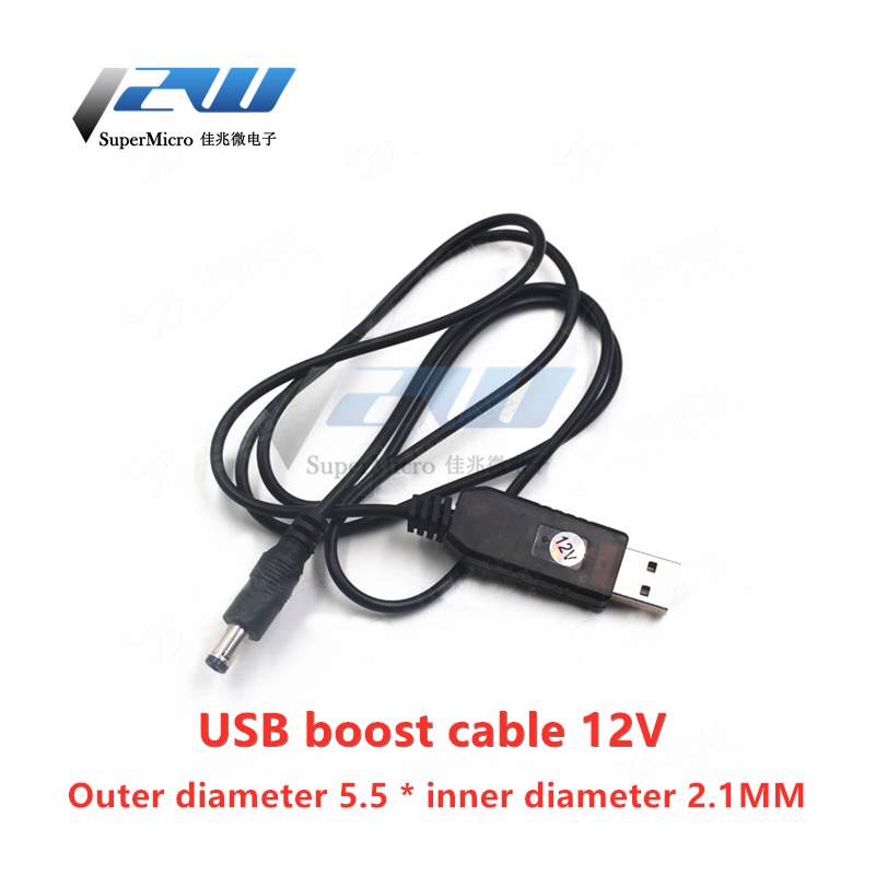 

USB конвертер повышающий напряжение 5В на 9В/12В DC 2.1x5.5мм
