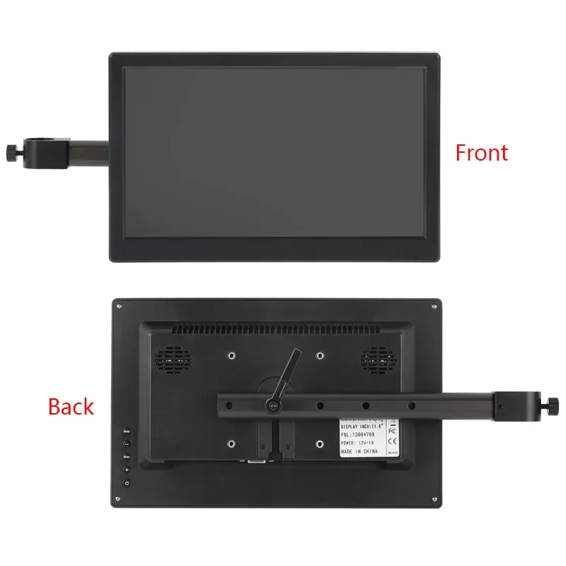 

Подставка для микроскопа, с ЖК-дисплеем 11,6 дюйма, VGA, HDMI, монитор 11,6 дюйма, промышленный + 33 мм, 25 мм, держатель для видеокамеры