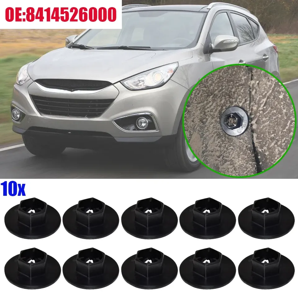 

10 шт 8414526000 Авто подкладка колесной арки, зажимы для брызговика, гайки, крепежные зажимы для Hyundai ix35 LM 2009 2010 2011 2012 2013-2015
