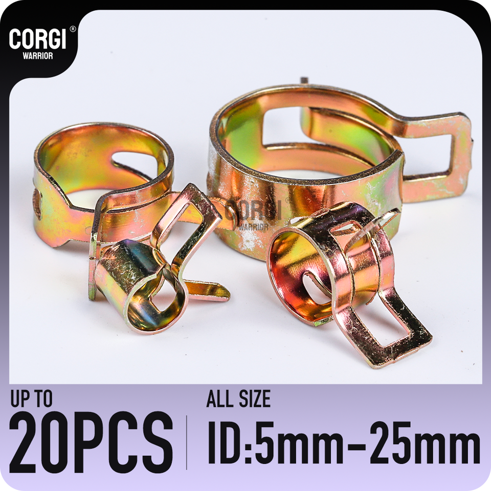 

Хомуты для шлангов Corgi Warrior, силиконовые, 5-25 мм