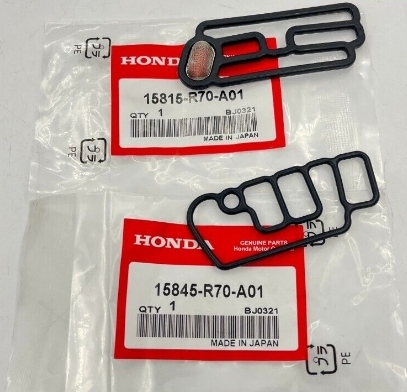 

Оригинальные 2 шт. прокладки Vtec для Honda 15815r70a01 15845r70a01, комплект прокладок соленоида, головка блока цилиндров, черная, прочный