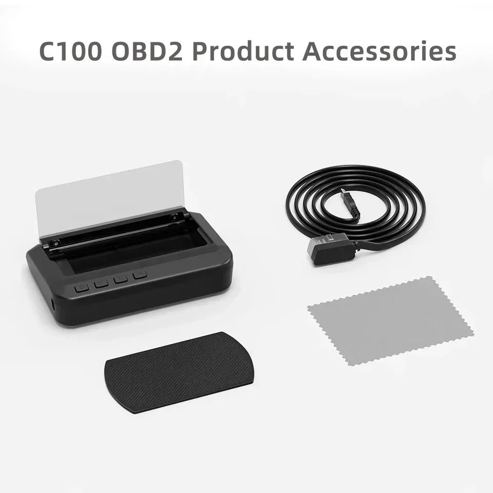 

HUD Многофункциональный автомобильный проекционный дисплей OBD2 GPS Двойная система Тахометр Проектор Температура воды Напряжение напряжения Автомобильные инструменты