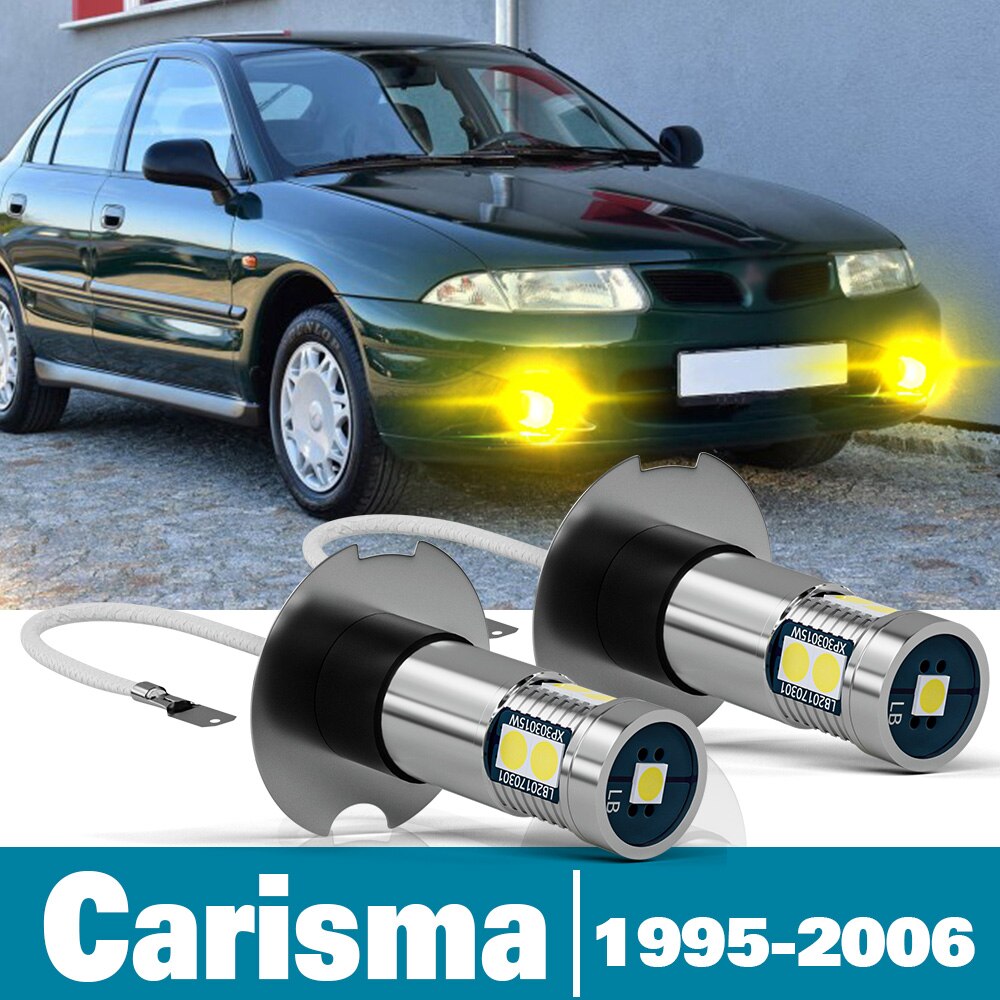 

2 шт. светодиодные противотуманные фары для Mitsubishi Carisma, аксессуары 1995-2006 1996 1997 1998 1999 2000 2001 2002 2003 2004 2005