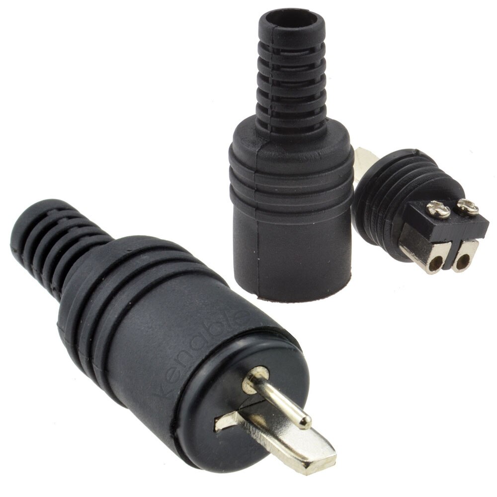

2 шт., 2-контактные разъемы DIN Plug ABS