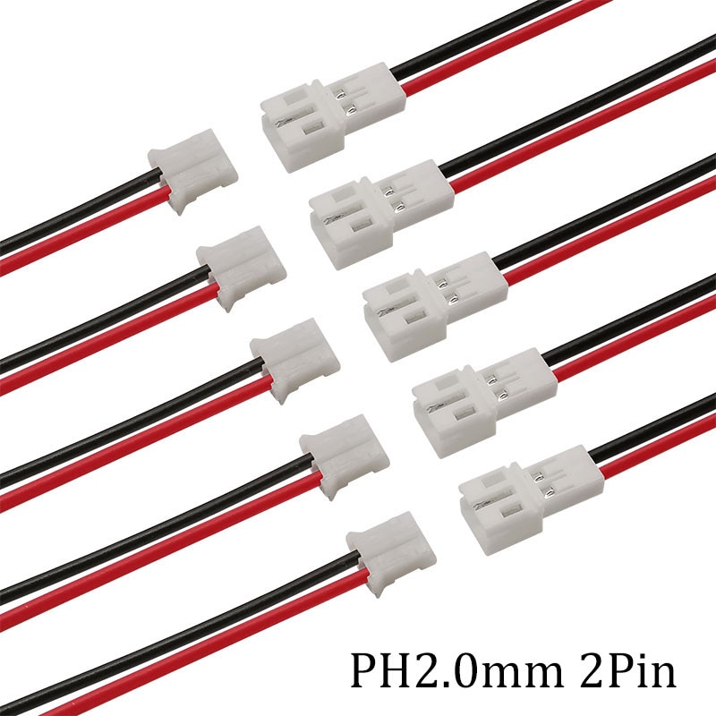 

Разъемы JST PH2.0 2-контактные 10/15/20 см