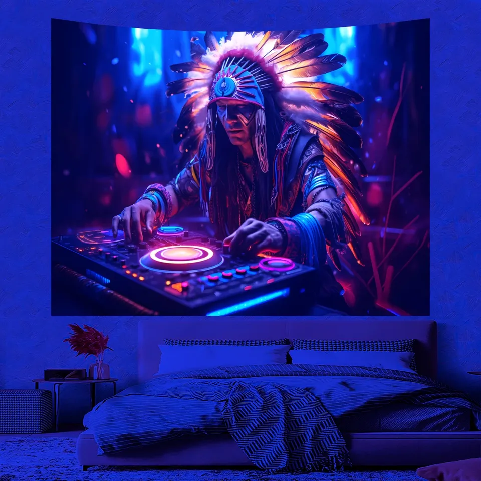 

Полиэстерный гобелен Hippie Cartoon Character