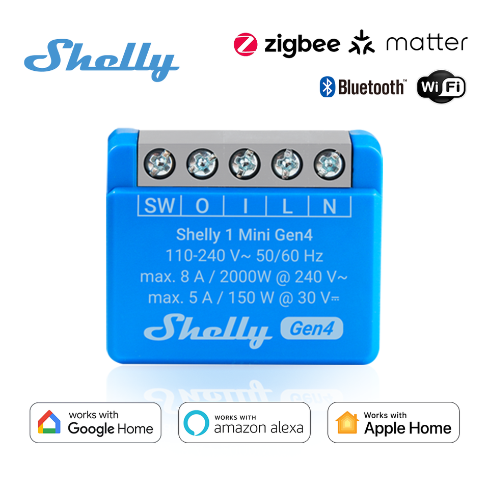 

Shelly 1 Mini Gen4 Zigbee Smart Switch