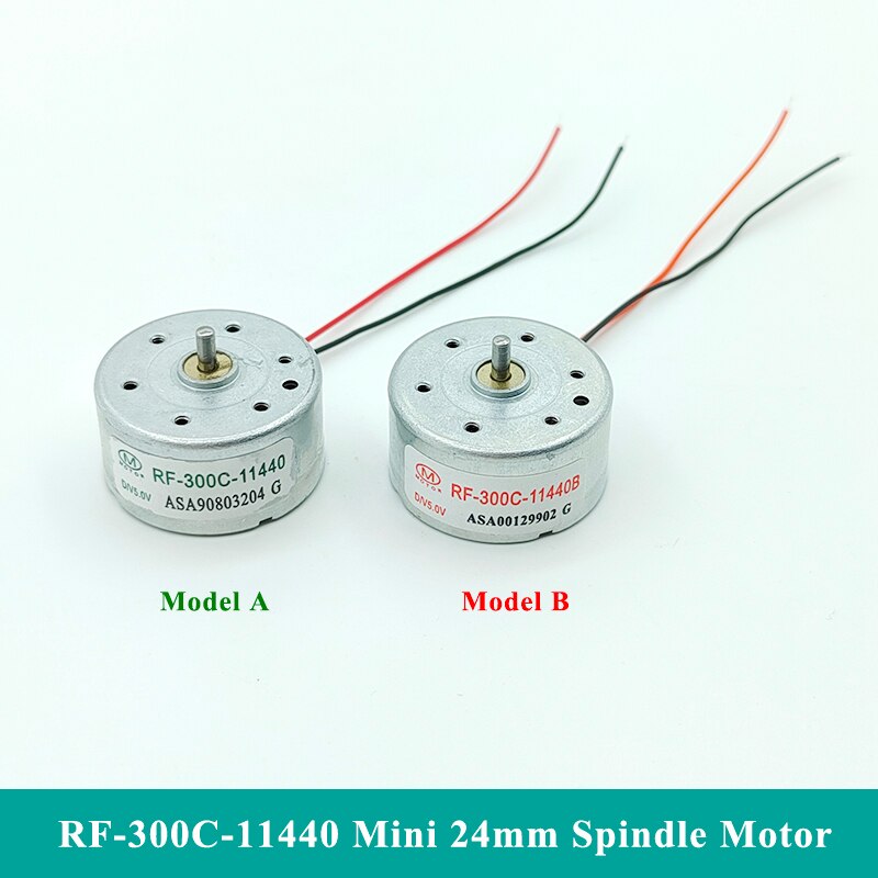 

RF-300C-11440 Micro 300 Двигатель постоянного тока 1,5 В-6 В 5 В 6500 об/мин Мини 24 мм Круглый двигатель шпинделя Бесшумный DIY CD DVD-плеер Loder Игрушечный вентилятор Двигатель