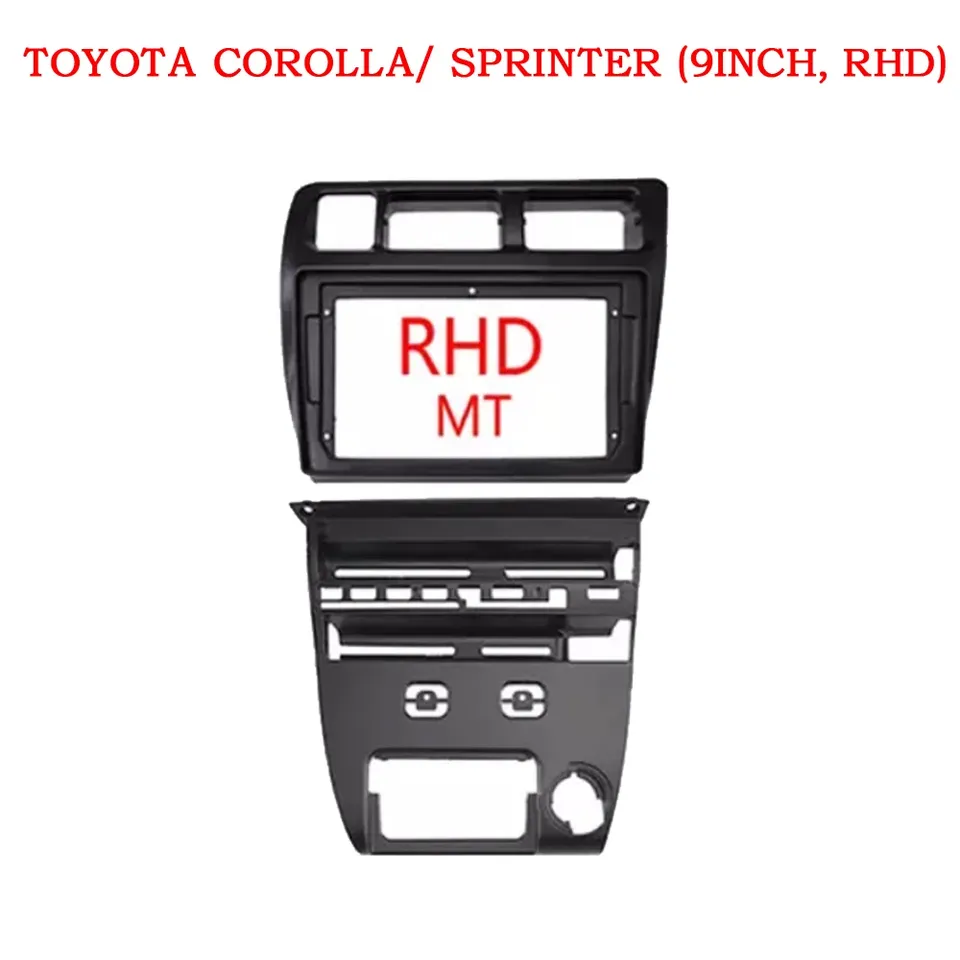

Автомобильная радиопанель Fascia Для TOYOTA Corolla, Sprinter 1991-1997 (Инструкция при A/C, ), комплект приборной панели, консоль, адаптер