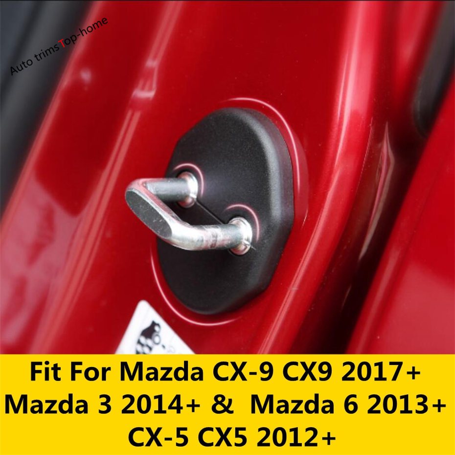 

Накладка на пряжку дверного замка автомобиля для Mazda CX-9 CX9 2017-2020/Mazda 3 2014-2021/Mazda 6 2013-2021/CX-5 CX5 2012-2022