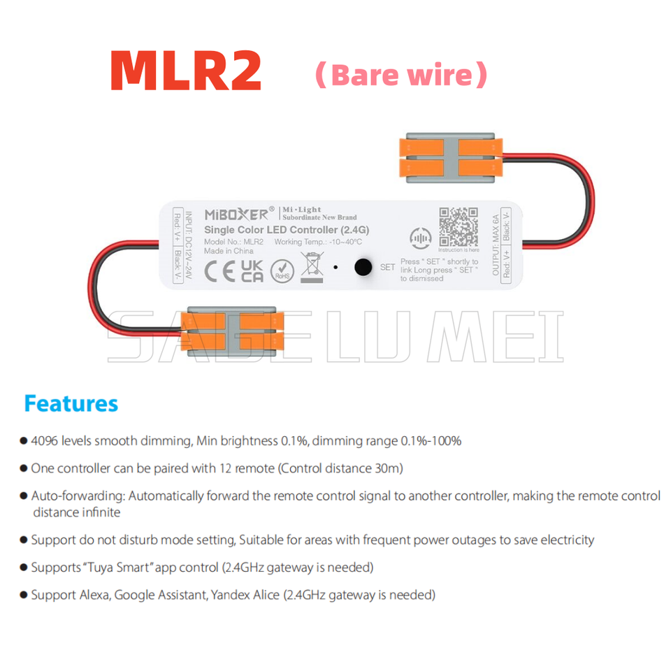 

Miboxer беспроводной RGB диммер для светодиодной ленты