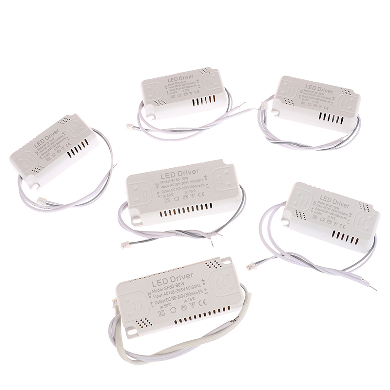 

LED драйвер пластик 8-80Вт AC165-265V