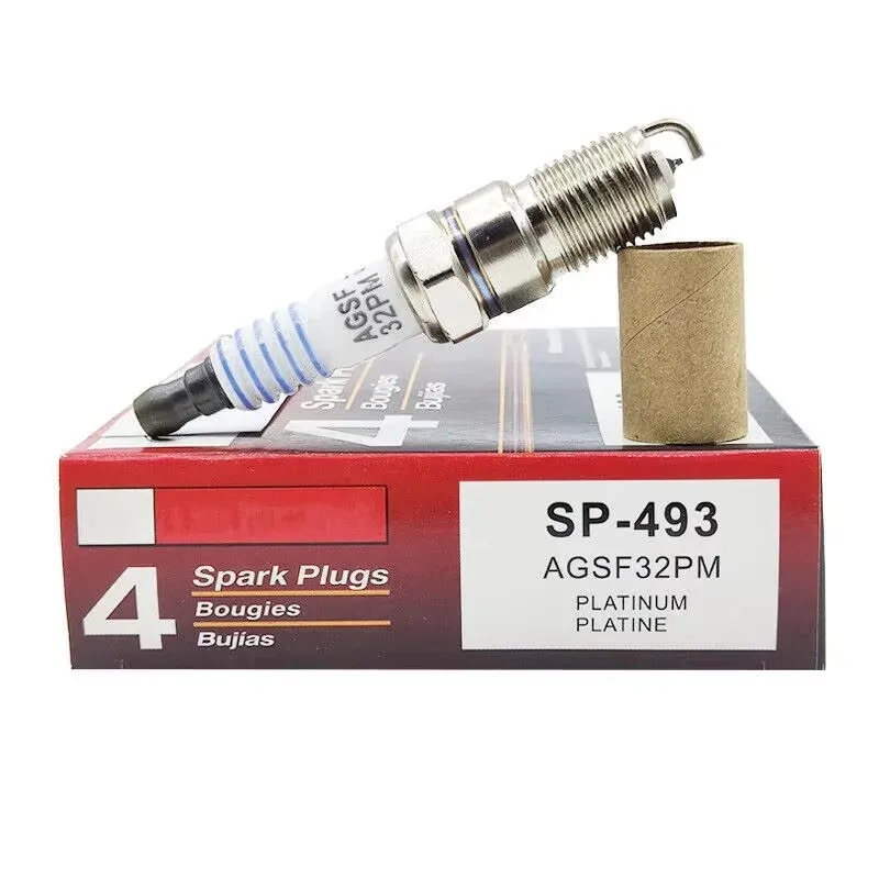 

4/6 шт. SP-493 AGSF32PM платиновая свеча зажигания для Ford Fiesta F-150 Probe Cadillac Deville STS SRX Mercury Capri Mazda MPV