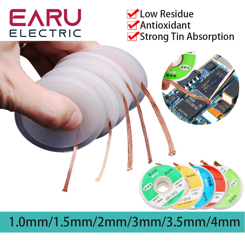 

Сварочная лента для удаления припоя EARUELETRIC