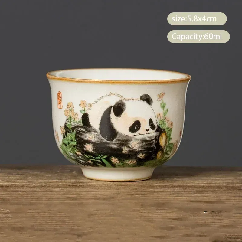 

Керамическая чашка для чая RI ONIY TEASET с пандами