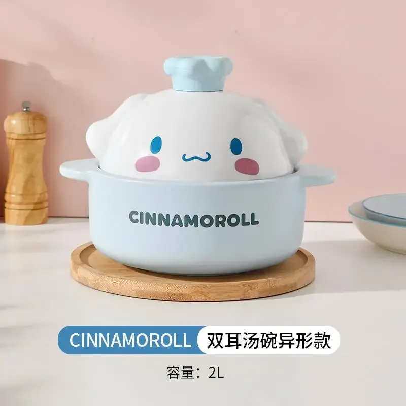 

Sanrio, Hello Kitty My melody Cinnamoroll мультяшная кастрюля для приготовления пищи Бытовая Керамическая глина устойчивый к высоким температурам кастрюля для тушения