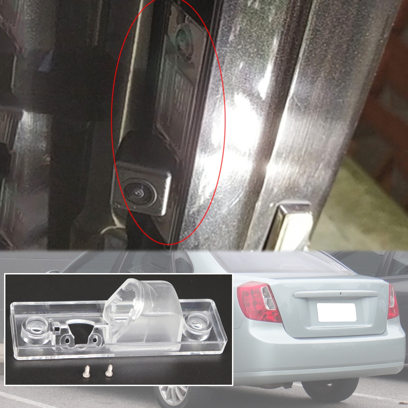 

Для Ravon Daewoo Gentra Holden Viva Suzuki Reno Forenza 2002 2003-2009 автомобильный кронштейн для камеры заднего вида, корпус, аксессуары