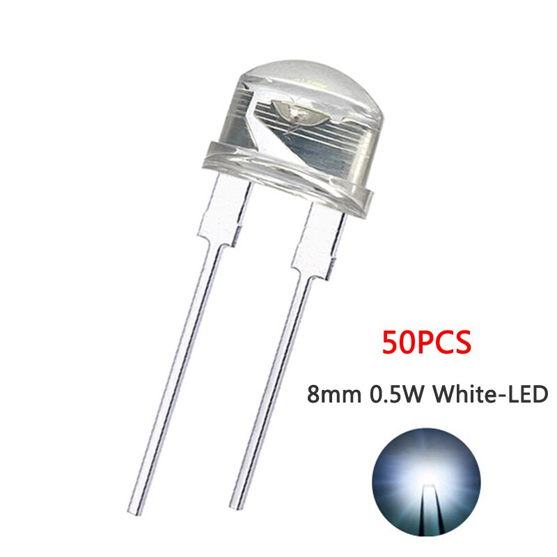 

Светодиодная лампа HESAI 8mm LED белая