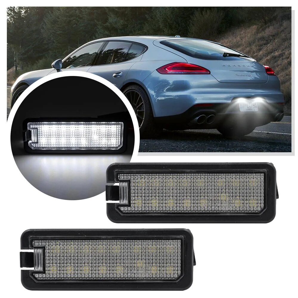 

Задний номерной знак для Porsche Panamera 970 2014-2016 Cayenne Macan 911 718 Boxster, 2 шт.