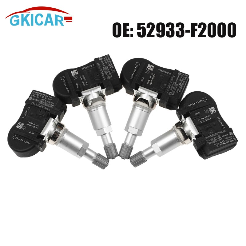 

52933-F2000 433 МГц TPMS датчик давления в шинах 52933F2000 для Hyundai Elantra i30 Ioniq Kona Kia Niro Optima Sportage