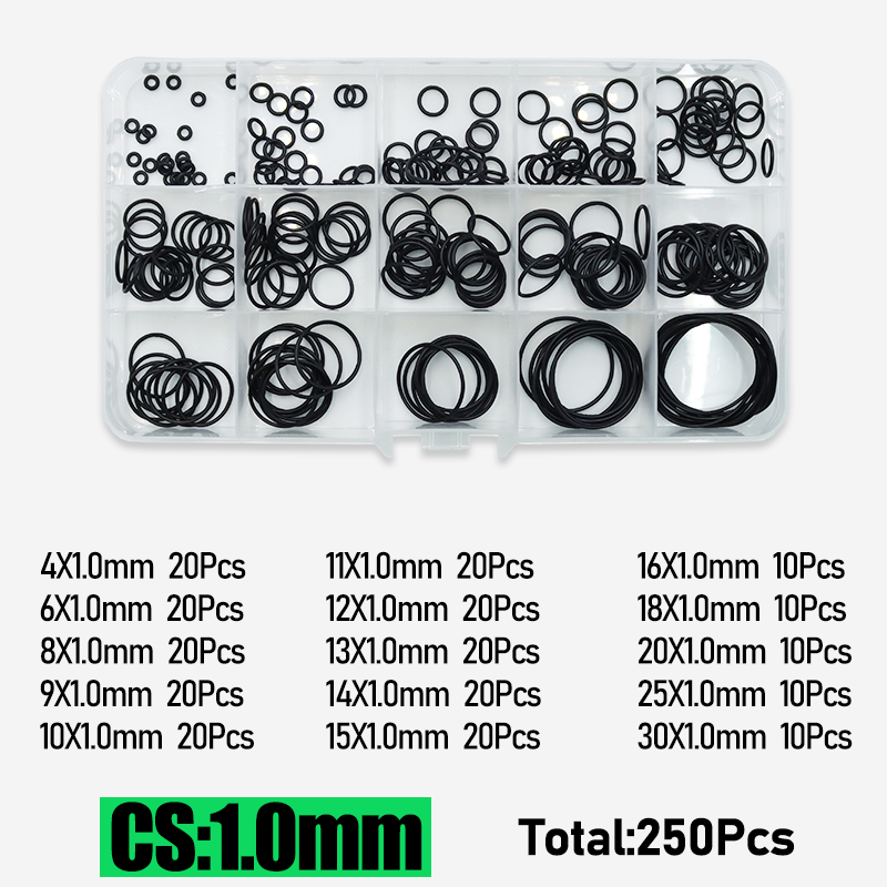 

Резиновые уплотнительные кольца CS 1/1.5/2.0/2.4/3.1/4.0 мм