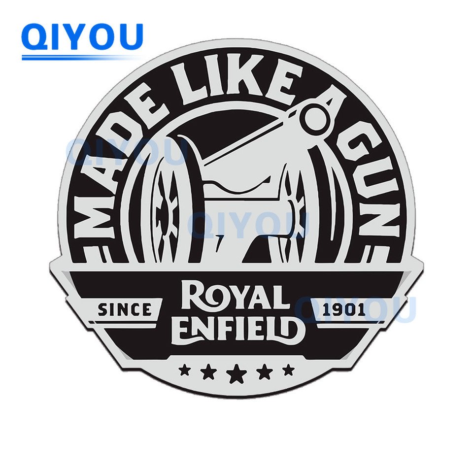 

Наклейка Enfield Royal, персонализированные наклейки для мотоциклов, автомобилей, подходят для ноутбуков, лобовых стекол автомобиля, кузов автомобиля, наклейка из ПВХ