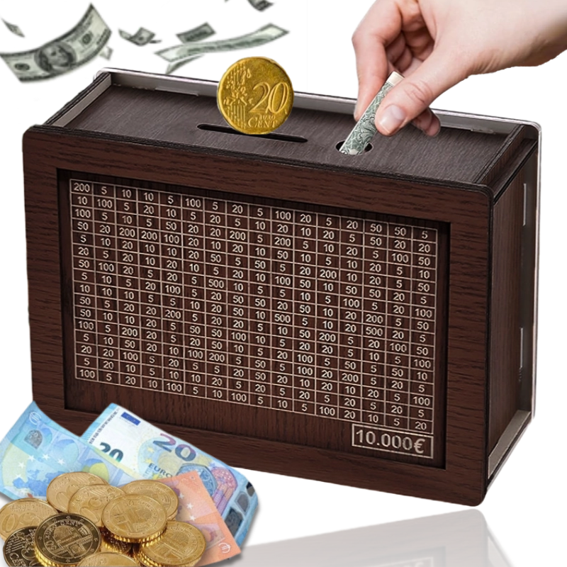 

Деревянная копилка для сбережений