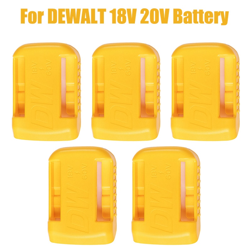 

Держатель аккумулятора ZUIDID для Dewalt 18V 20V 60V желтый