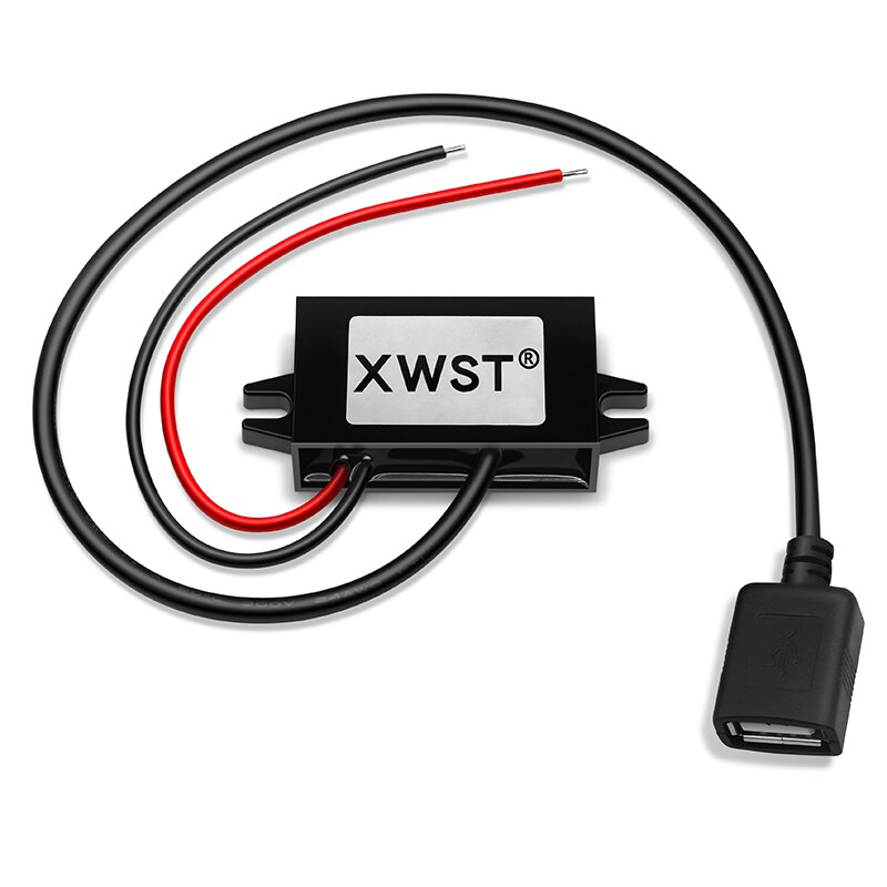 

XWST DC DC 12V to 5V Step Down Converter 3A 15W Type-C Mini USB Buck Power Supply Charger для авто, мотоцикла, автобуса, грузовика