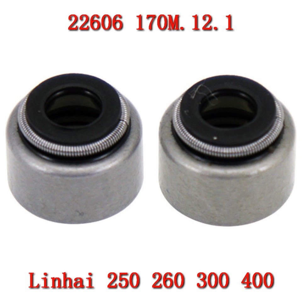 

【Специальная цена】масляное уплотнение клапана 170M.12.1 для Linhai 250 260 300 400 520 Yamaha Keeway Jinlang Feishen Scooter ATV