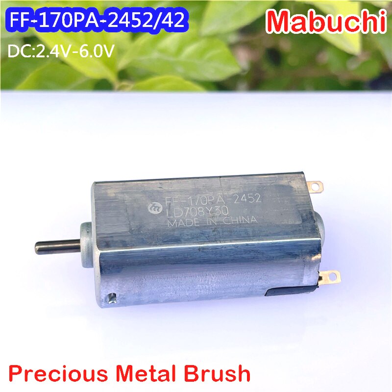 

Mabuchi FF-170PA-2452/42 мотор постоянного тока 2.4-6В
