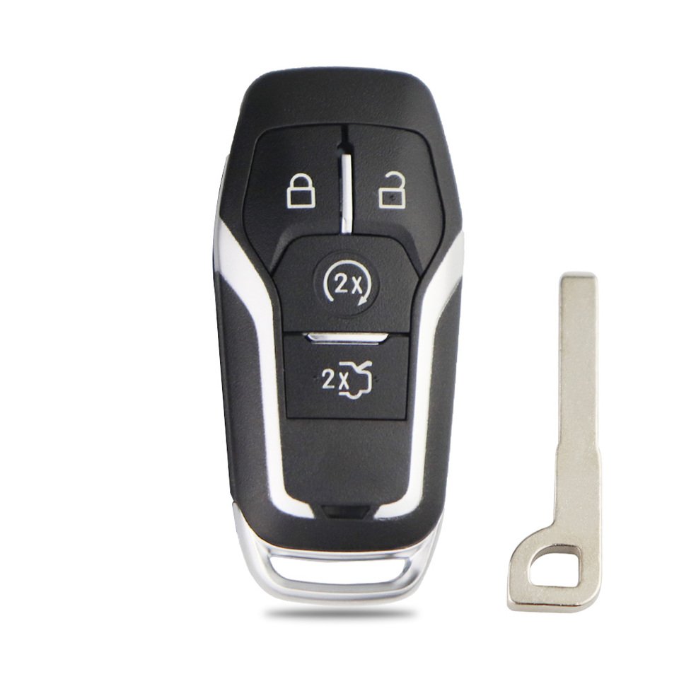 

YIQIXIN Smart Remote Car Key Shell Case 3/4/5 Button For Ford F150 Explorer Edge Mustang Fusion 2015 2016 2017 HU101 Blade Cover