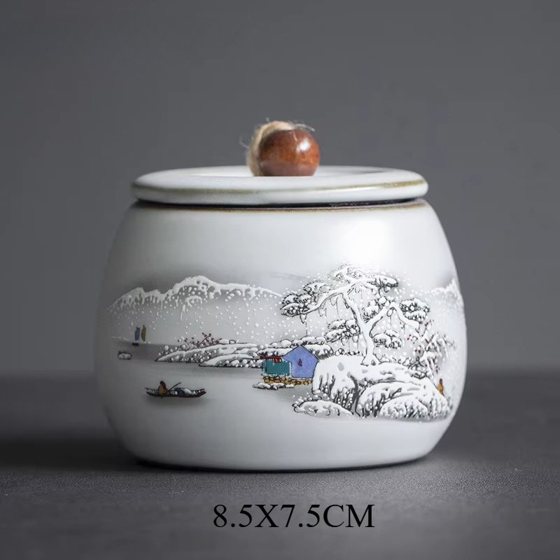 

Керамическая чайница JINGDE TEA SET Tieguanyin