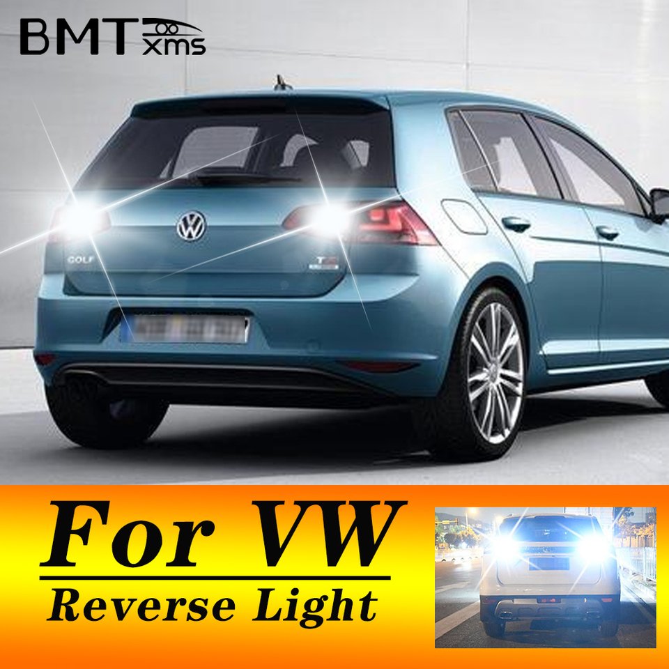 

BMTxms 2 Шт. T15 W16W Светодиодные Лампы Canbus Для VW Golf 7 Passat Touareg Touran UP Tiguan Beetle Scirocco Sharan Безошибо...