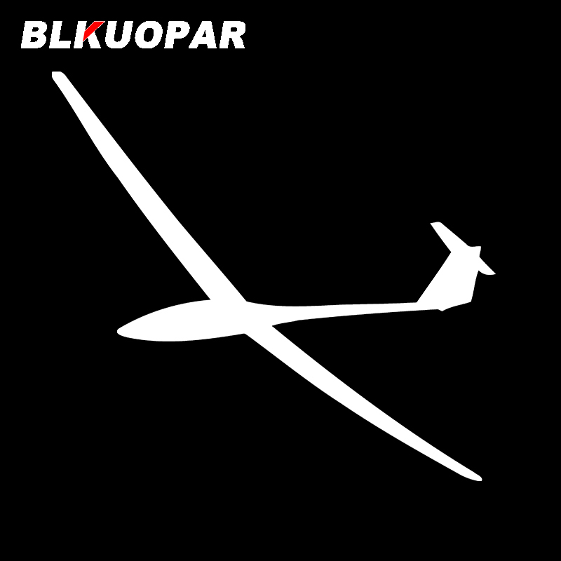 

Маленькие наклейки BLKUOPAR с силуэтом планера, автомобильные наклейки, высеченные виниловые наклейки, модные автомобильные аксессуары, графика, декор мотоциклетного шлема