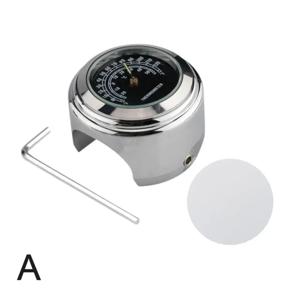 

Часы на руль мотоцикла, термометр, пылезащитное кварцевое крепление, аксессуары, часы на руль, датчик температуры P3k3