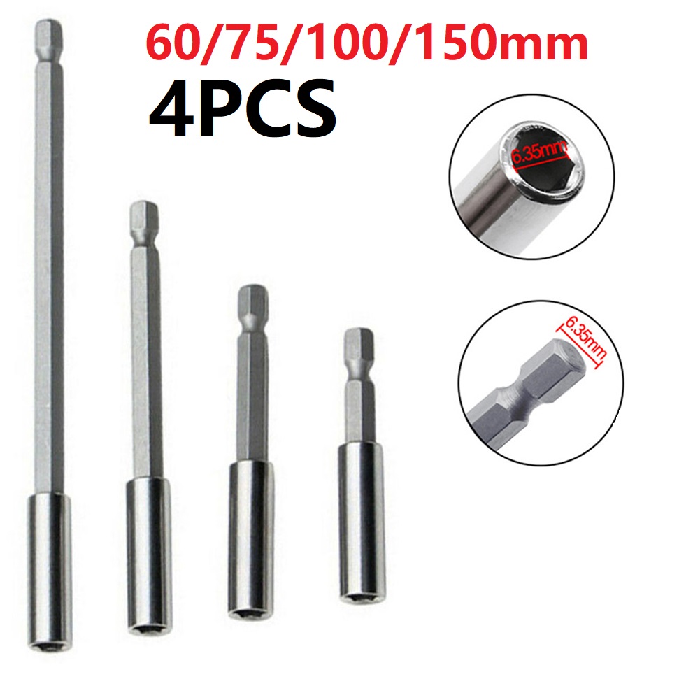 

Удлинители для отверток DAZZLEEX, 1/4", 4 шт.