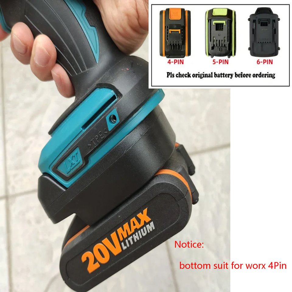 

Адаптер Worx 20V max для Makita 18V