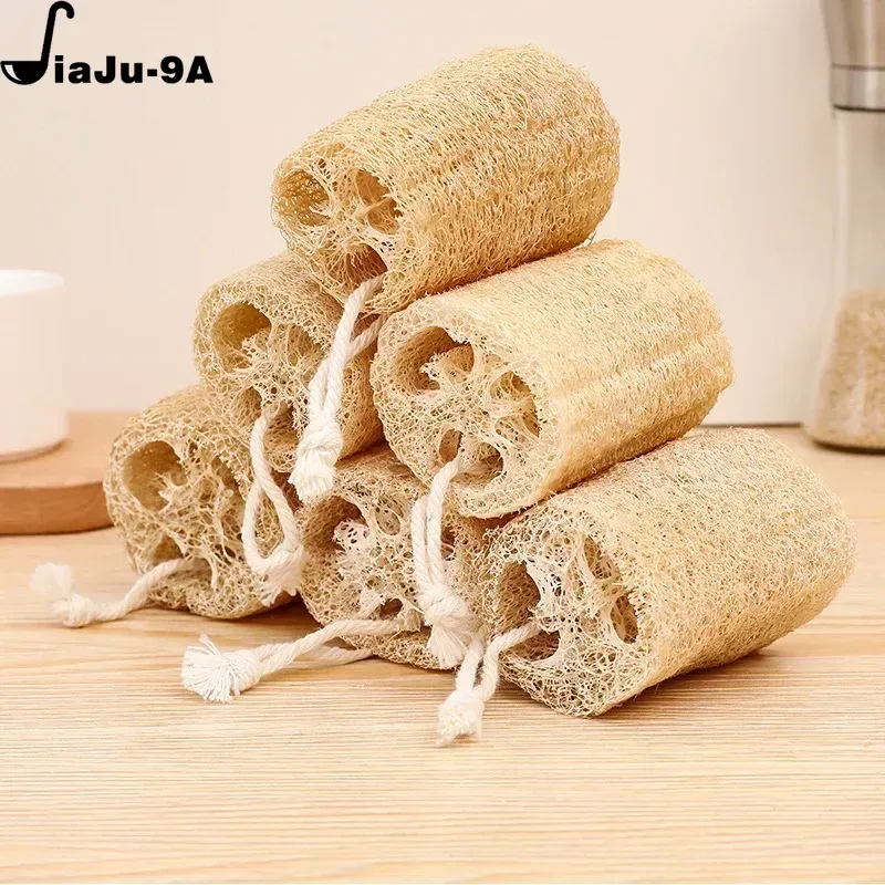 

Набор из 1/2/3 штук щеток для мытья из натуральной люфы Luffa Loofa